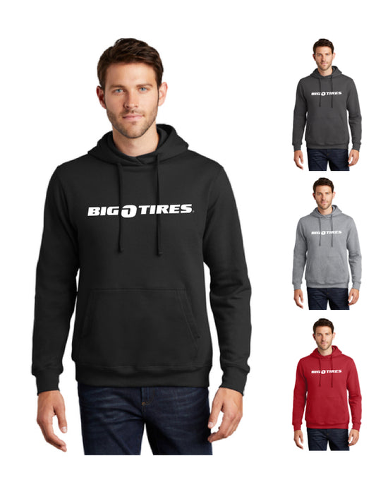 Ring Spun Basic Hoodie w/ Chest Only Print